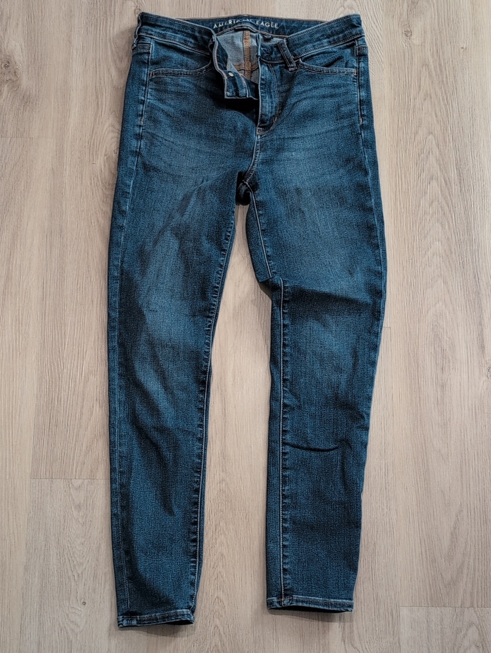American Eagle Outfitters Skinny Jeans in Dark Indigo
